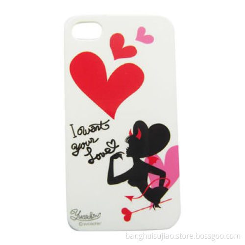 Beautiful Color Printing PC Cases for iPhone with IML Process, Different Colors/Designs Available